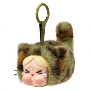 NIB CRYBABY -Wild But Cutie Series- Vinyl Plush Pendant POP MART (CAMO CUTIE)